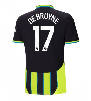 Manchester City Kevin De Bruyne #17 Replika Udebanetrøje 2024-25 Kortærmet